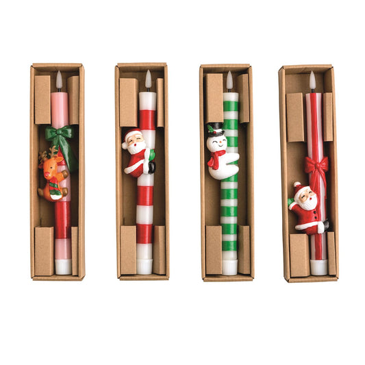 MUD PIE WHIMSEY TAPER CANDLE & HUGGER SETS