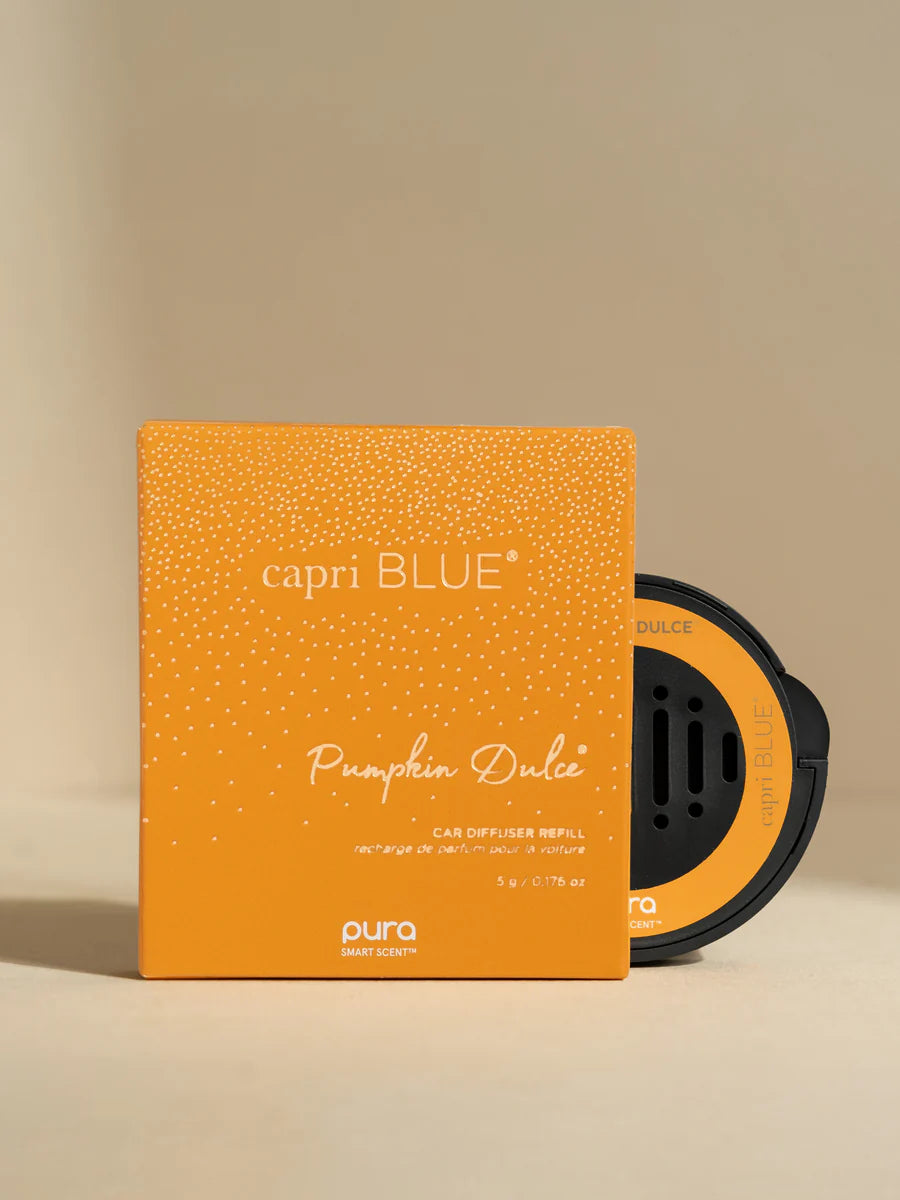 Pura Car Diffuser Refill capri BLUE Pumpkin Dulce