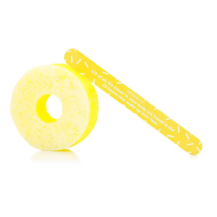 Spongelle Juicy Orange Pedipop Pedi Buffer & Nail File