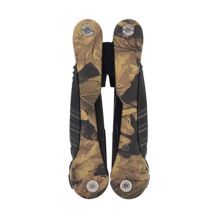Mad Man Camo 14 Pc Multi-Tool | Camo Fishing & Camping Multi-Tool