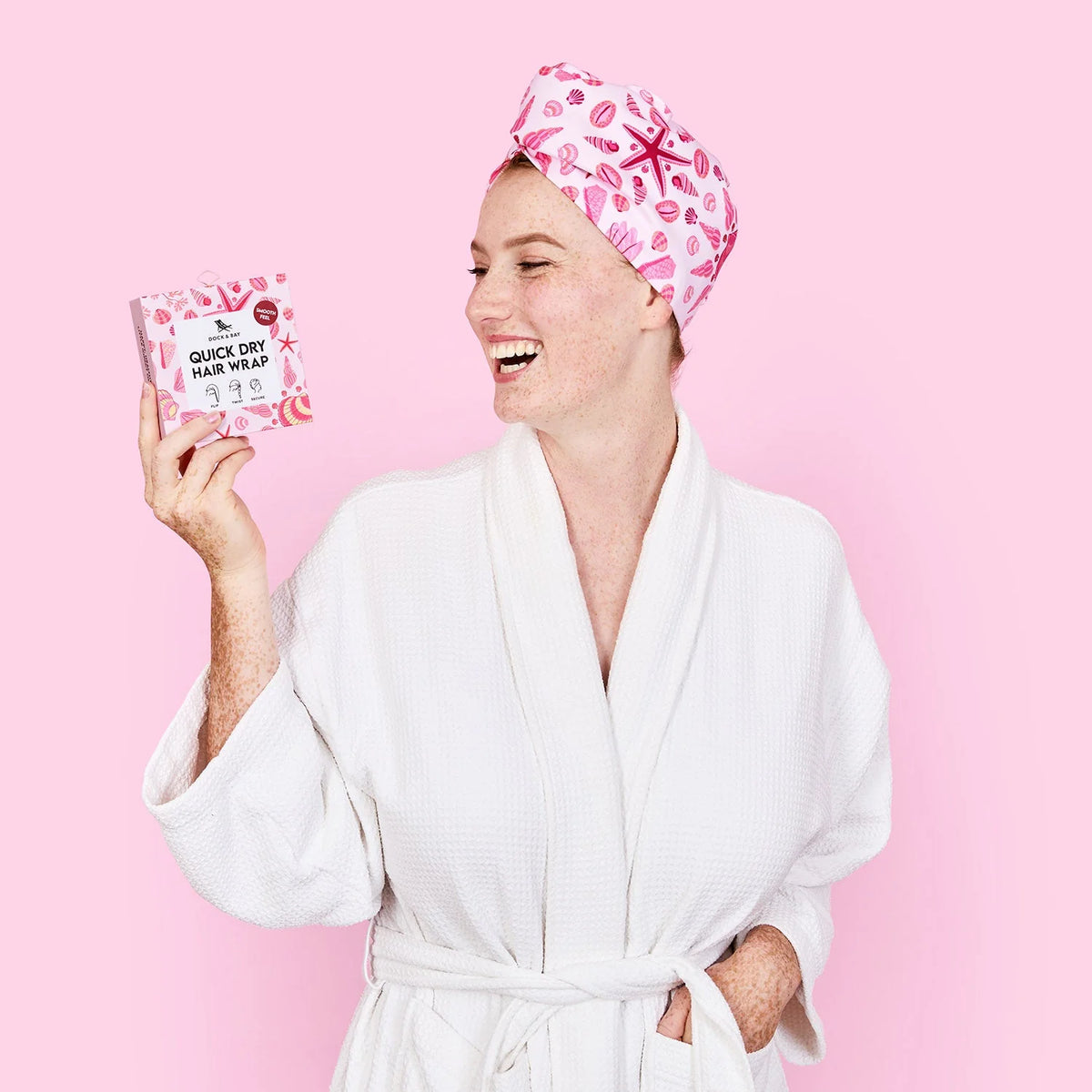 Dock & Bay Hair Wrap BLUSH BAY