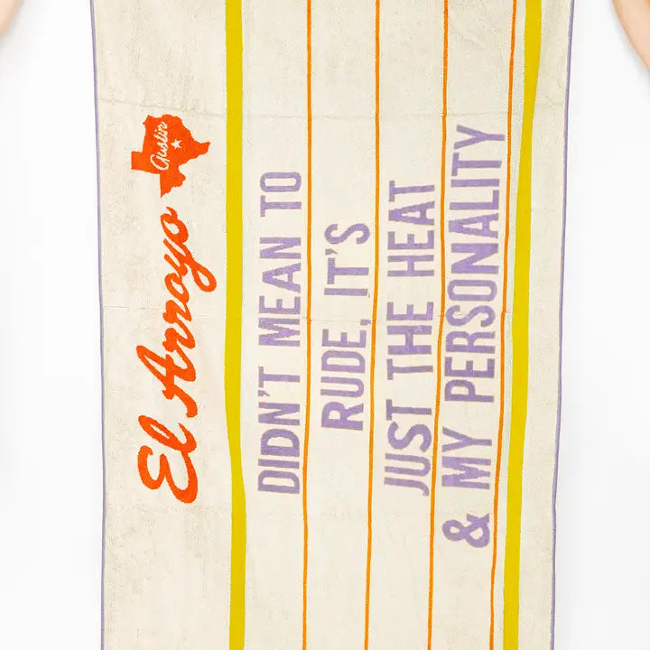 El Arroyo Beach Towel - 36" X 70" - My Personality