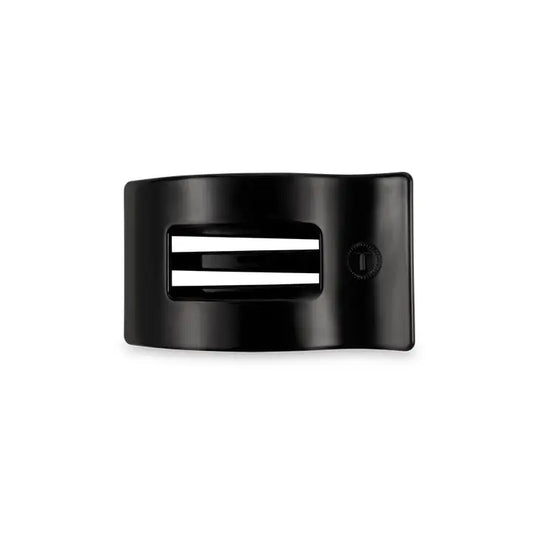 Teleties Flat Rectangle Hair Clip | Small | Jet Black