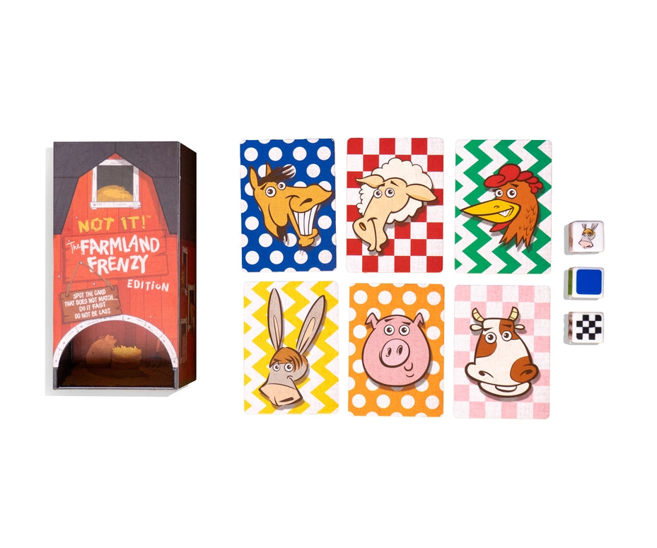 Not It! Farmland Frenzy - Pigs, Cows, Horses, & Chickens