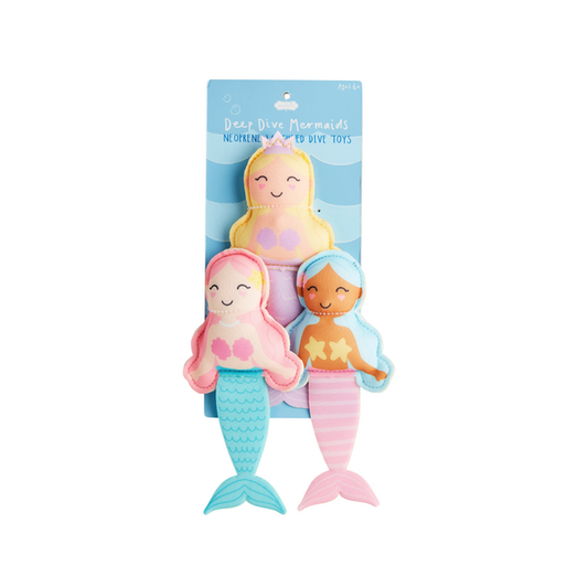 MUD PIE MERMAID NEOPRENE DIVE TOYS