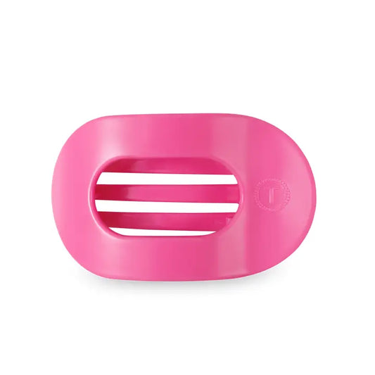 Teleties Paradise Pink Medium Flat Round Hair Clip