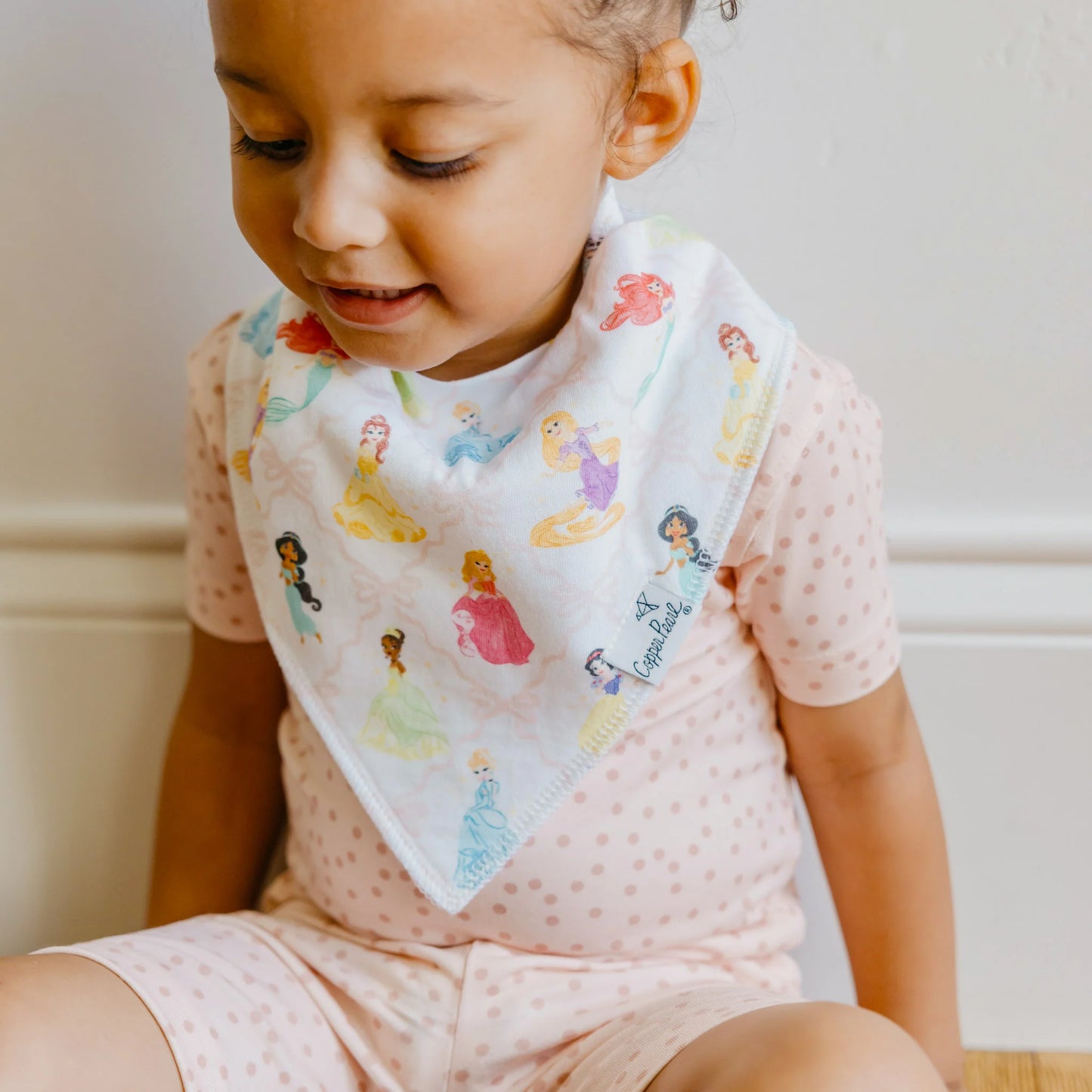 Copper Pearl Disney Princess Baby Bandana Bibs