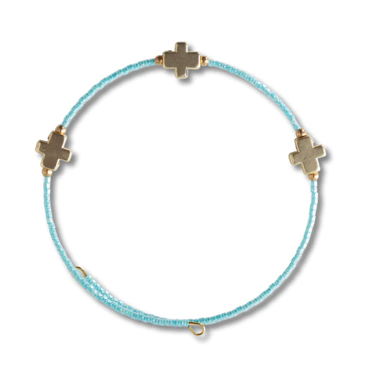 Lenny & Eva Faithful Bangle-Turquoise