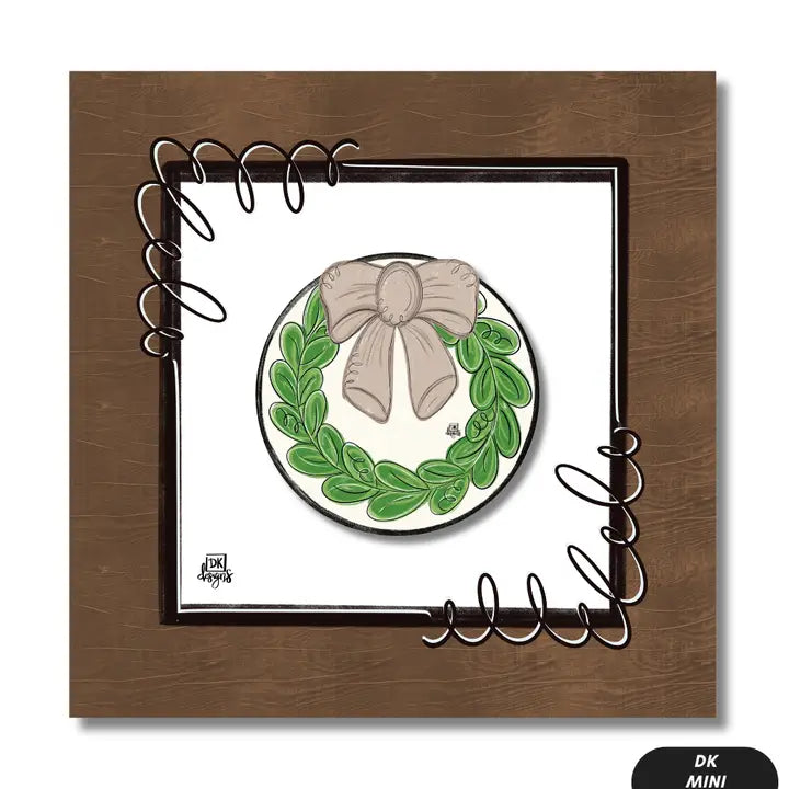 DK Designs Mini Frame Stained w/ Room For Mini