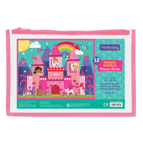 Mudpuppy Princess Castle 12-Piece Pouch Puzzle