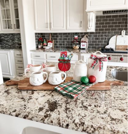 The Round Top Collection Merry & Bright Santa Bag Finial