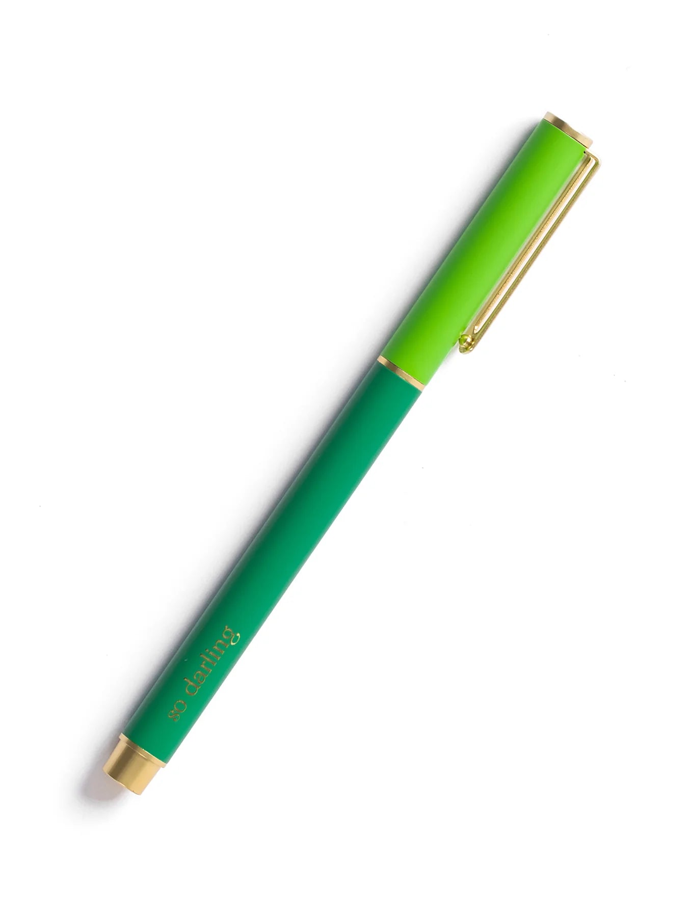 So Darling Snap Cap Pen | Colorblock Green