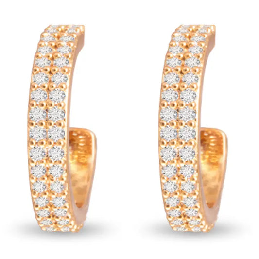 Amanda Blu Mirco Cz Huggie Earring - Gold