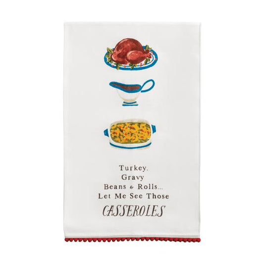 MUD PIE CASSEROLE THANKSGIVING TOWEL