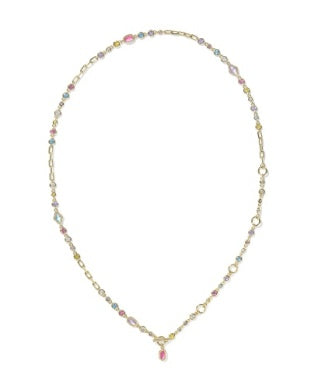 KENDRA SCOTT MINI ELISA ABBIE STRAND NECKLACE GOLD MULTI MIX