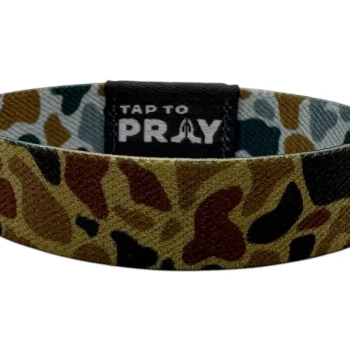 Versible Tap To Pray™ Wristbands - River Rock Camo Sahara and Copper
