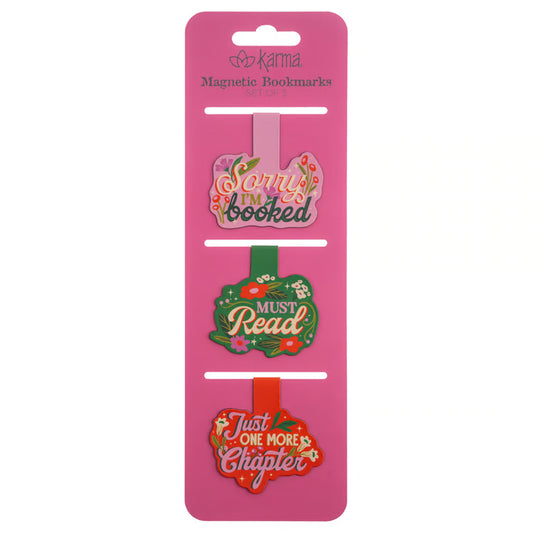 KARMA MAGNETIC BOOKMARKS S/3 MUST READ