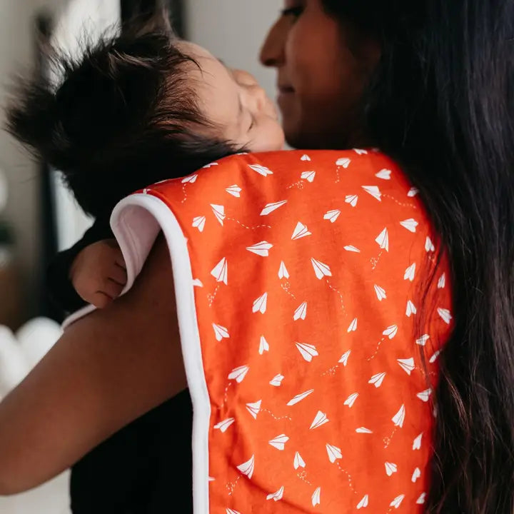 Copper Pearl Premium Burp Cloths - Ace