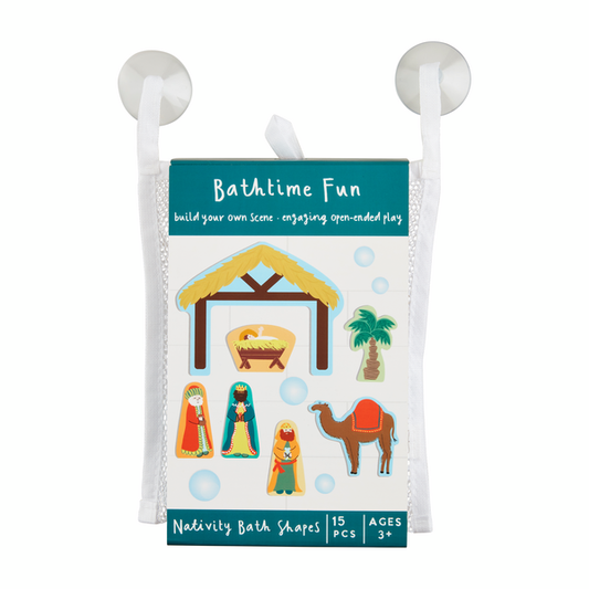 MUD PIE NATIVITY BATH STICKABLE SET