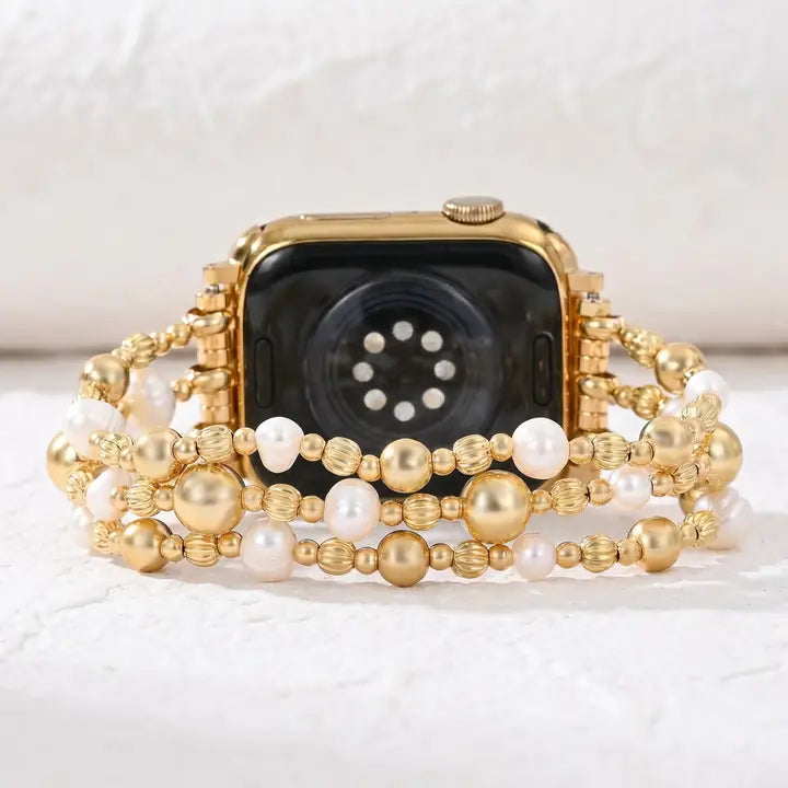 Cape Diablo Golden Pearl Essence Stretch Apple Watch Strap
