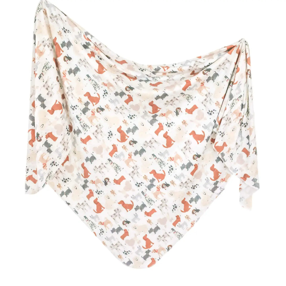 Copper Pearl Knit Swaddle Blanket - Rufus