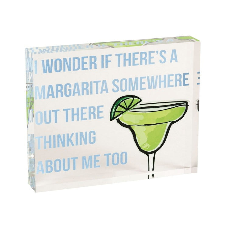 MUD PIE Margarita Acrylic Bar Sign
