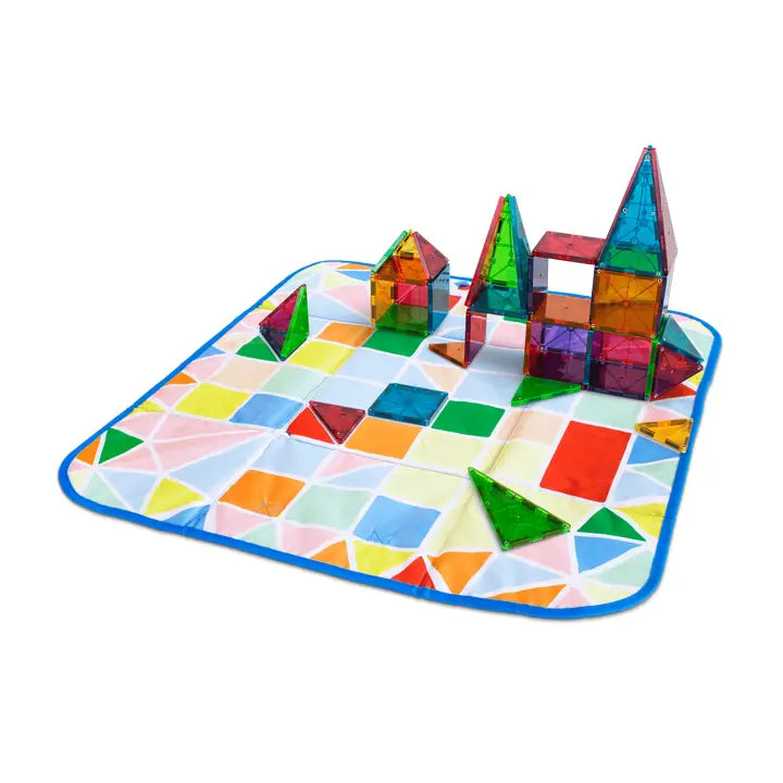 Magna-Tiles Storage Bin & Interactive Play-Mat