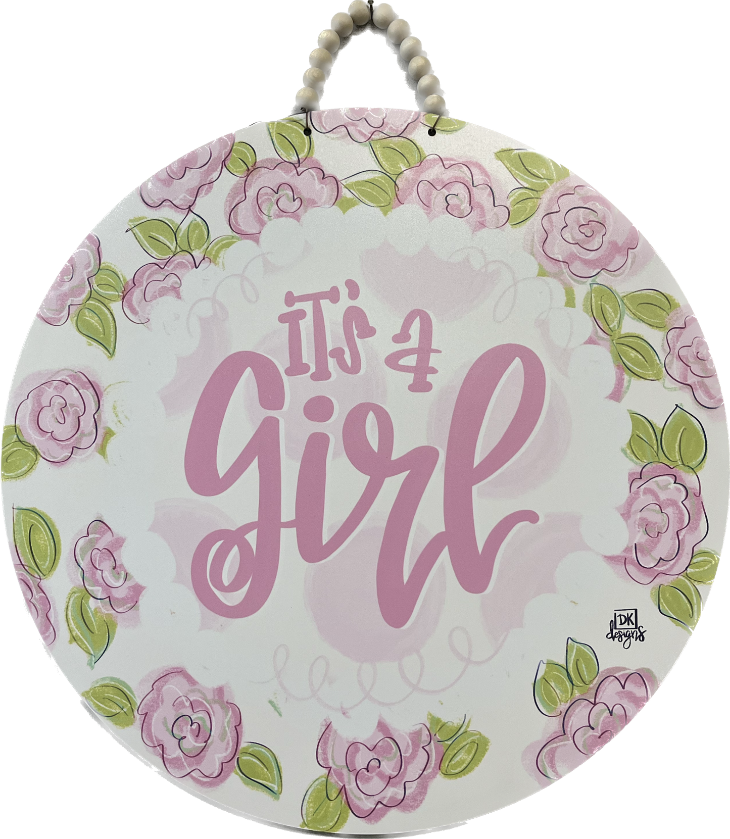 DK Designs It's A Girl Door Hanger