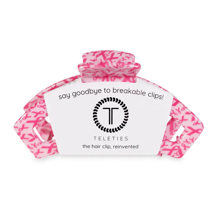 Teleties Open Hair Clip | Large | Wrapped in Ribbons