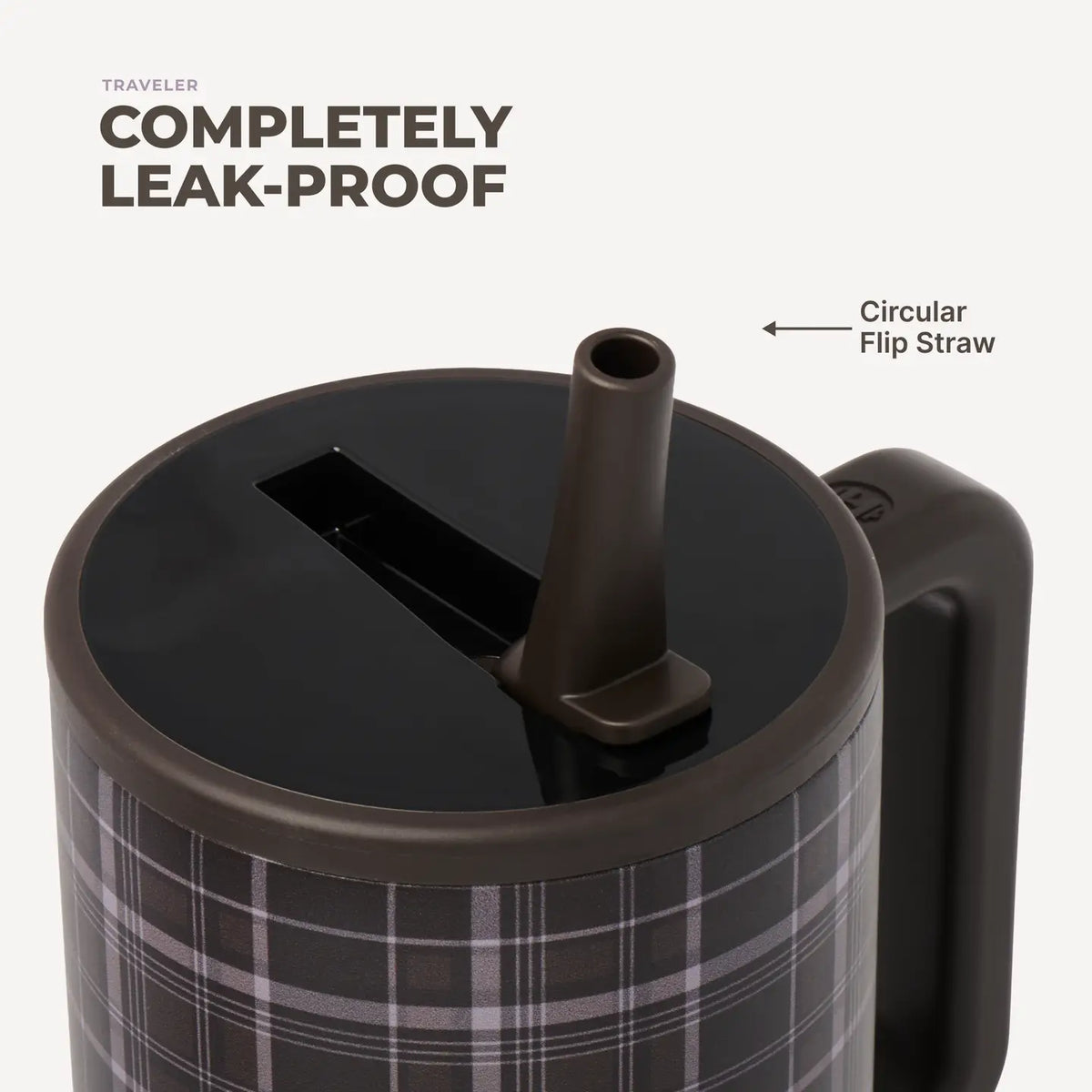 Flannel HydroJug 40 oz Traveler Tumbler