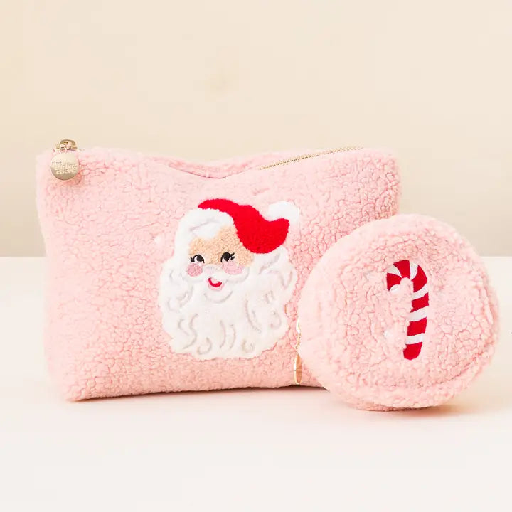 The Darling Effect Teddy Pouch-Dear Santa