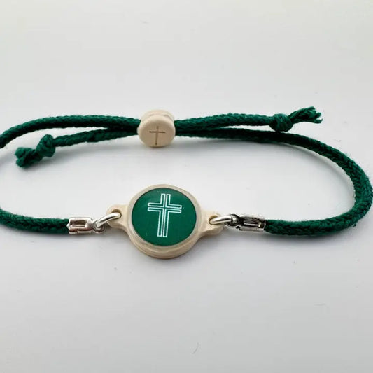 Versible Tap To Pray™ - Survivor Series Handmade Bracelets-Juniper + Cross