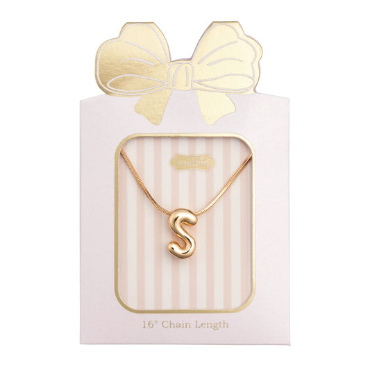MUD PIE S INITIAL NECKLACE