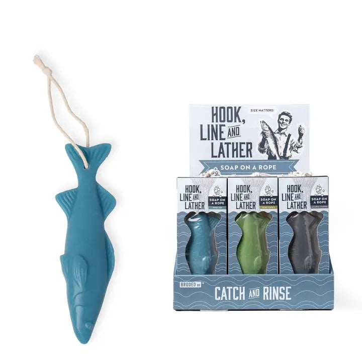 Brodeo Drive Hook Line and Lather Soap On A Rope
