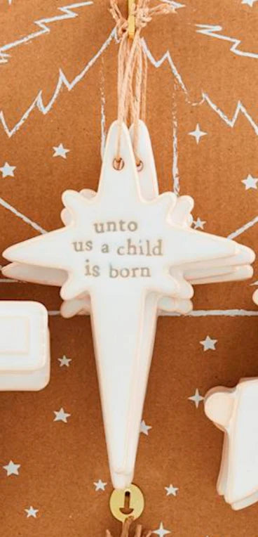 Mud Pie Nativity Ornaments