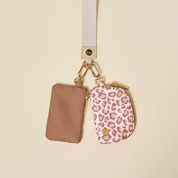 The Darling Effect Dynamic Duo Pouch Wristlet–Born Wild