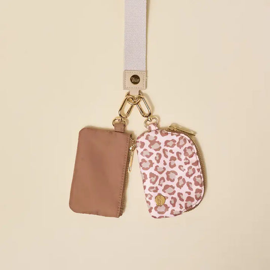The Darling Effect Dynamic Duo Pouch Wristlet–Born Wild