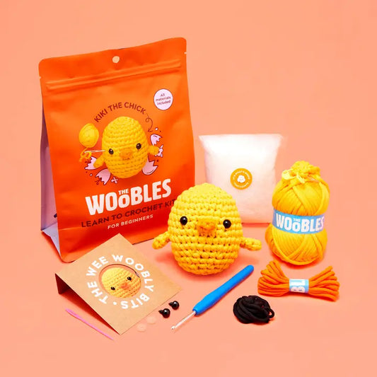 The Woobles Kiki the Chick Beginner Crochet Kit