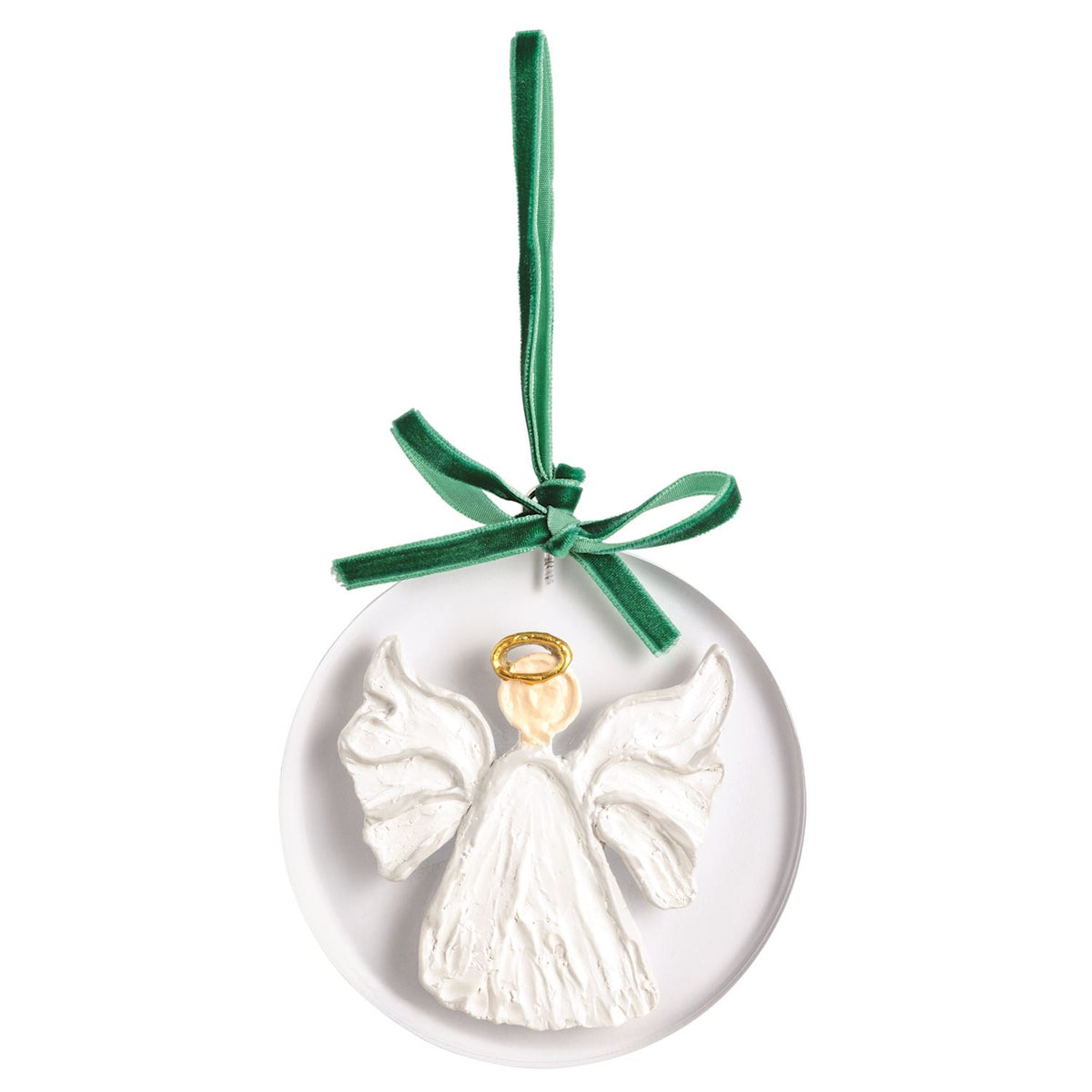 MUD PIE ANGEL PAINTED ACRYLIC ORNAMENT