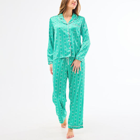 Mary Square  Set Charlotte In a Bow - Green
