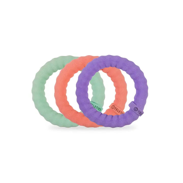 Teleties Nylon Hair Ties | Large | Color Rush