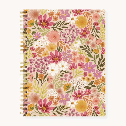 Elyse Breanne Design Primrose Petals Softcover Spiral Notebook