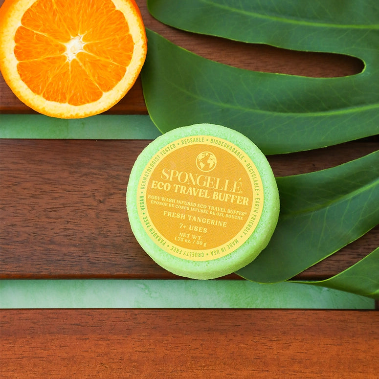 Spongelle Fresh Tangerine Eco Travel Buffer