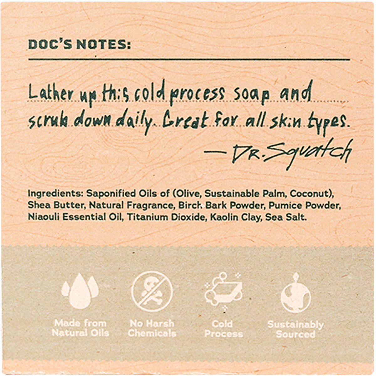 Dr. Squatch Bar Soap BIRCHWOOD BREEZE
