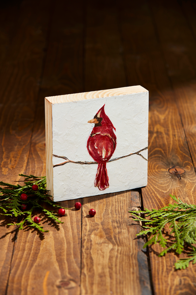 MUD PIE CARDINAL PLAQUE