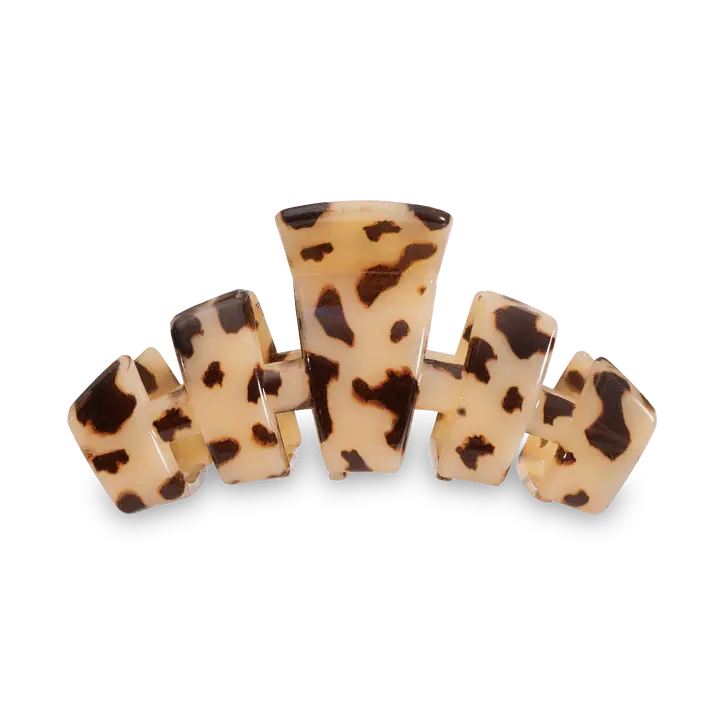 Teleties Classic Hair Clip | Small | Blonde Tortoise