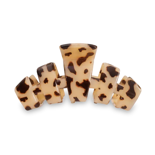 Teleties Classic Hair Clip | Small | Blonde Tortoise