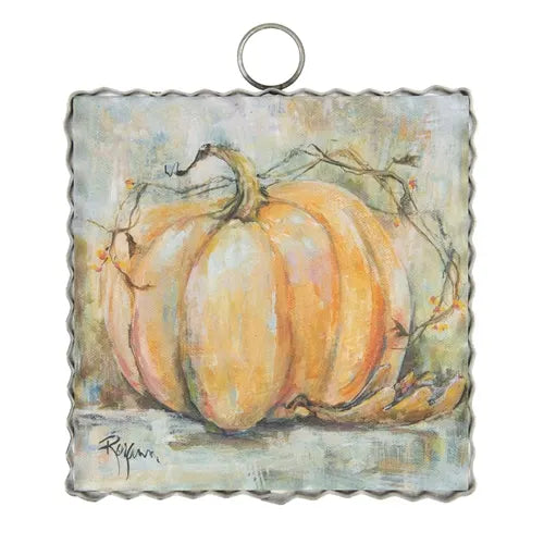 The Round Top Collection Mini Orange Bittersweet Pumpkin Print