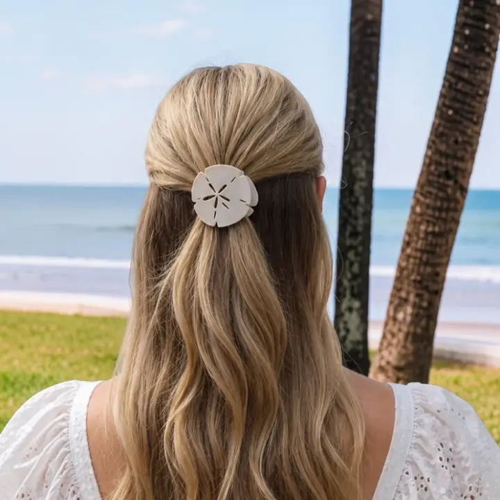 Teleties Sand Dollar | Tiny | Flat Shape Hair Clip