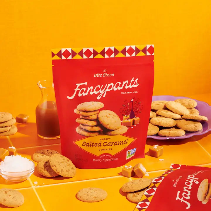 Fancypants Baking Co. Salted Caramel Cookies | Premium Snacks | 5oz